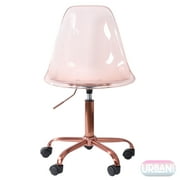Urban Shop Acrylic Rolling Office Chair, Lantana