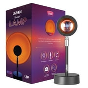 Urban Shop Aura LED Sunset Projector LED Lamp, Orange, 10.23" H