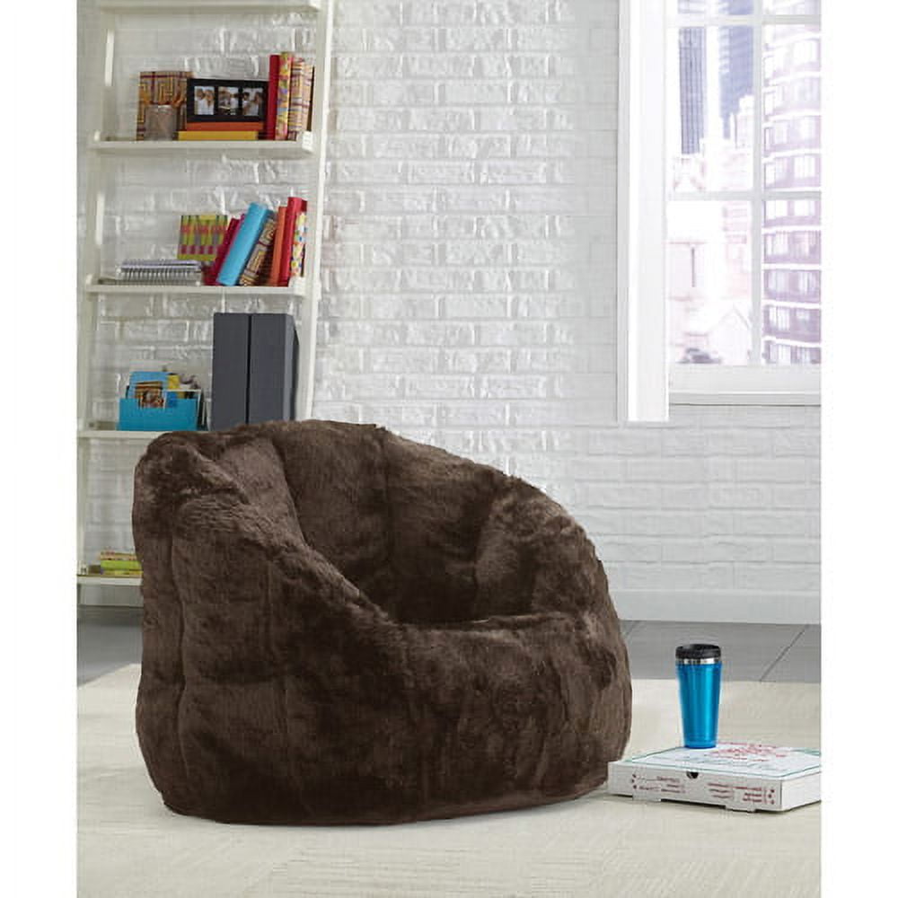 Urban shop faux fur kids size bean bag chair hot sale