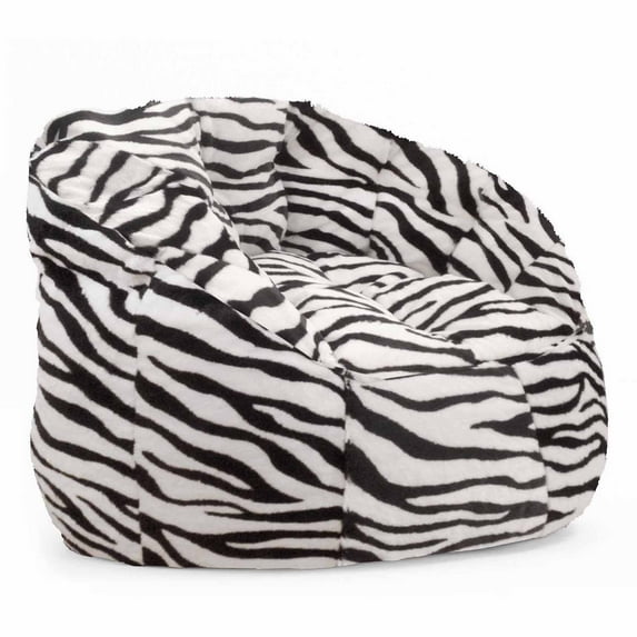Urban Shop Cocoon Faux Fur Bean Bag Chair, Multiple Colors