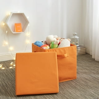 Orange Small Plastic Storage Bin 6 Pack - TCR2088580