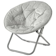 Urban Shop Embossed Mushroom Folding Saucer for Teens and Adults
