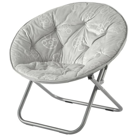 Urban Shop Embossed Mushroom Folding Saucer for Teens and Adults