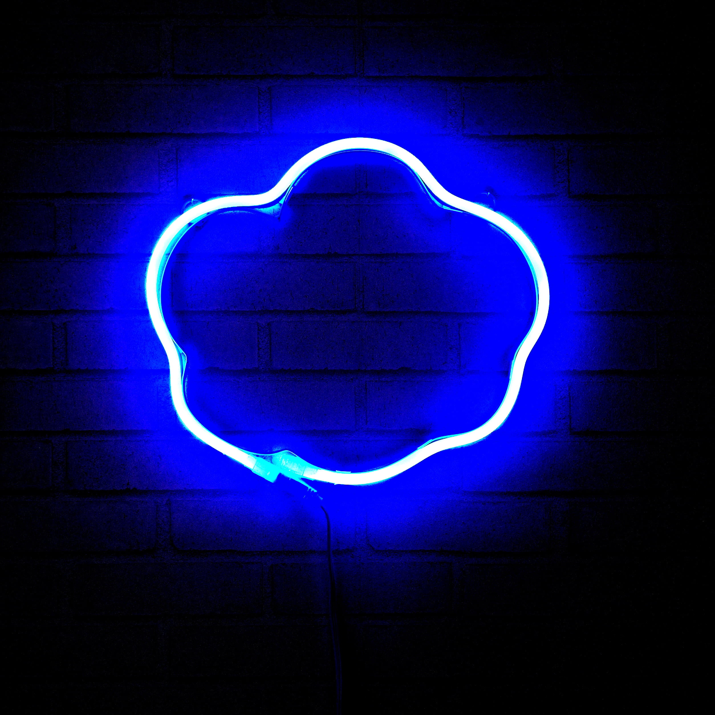 Salme Sidelæns Alice Urban Shop Fun Cloud Neon Light Wall Decor Sign, Available in Multiple  Shapes & Colors - Walmart.com