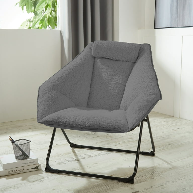 Urban Shop Hex Saucer Chair Multiple Colors Walmart