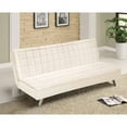 Urban Shop Hilary Memory Foam Faux Leather Futon, Multiple Colors