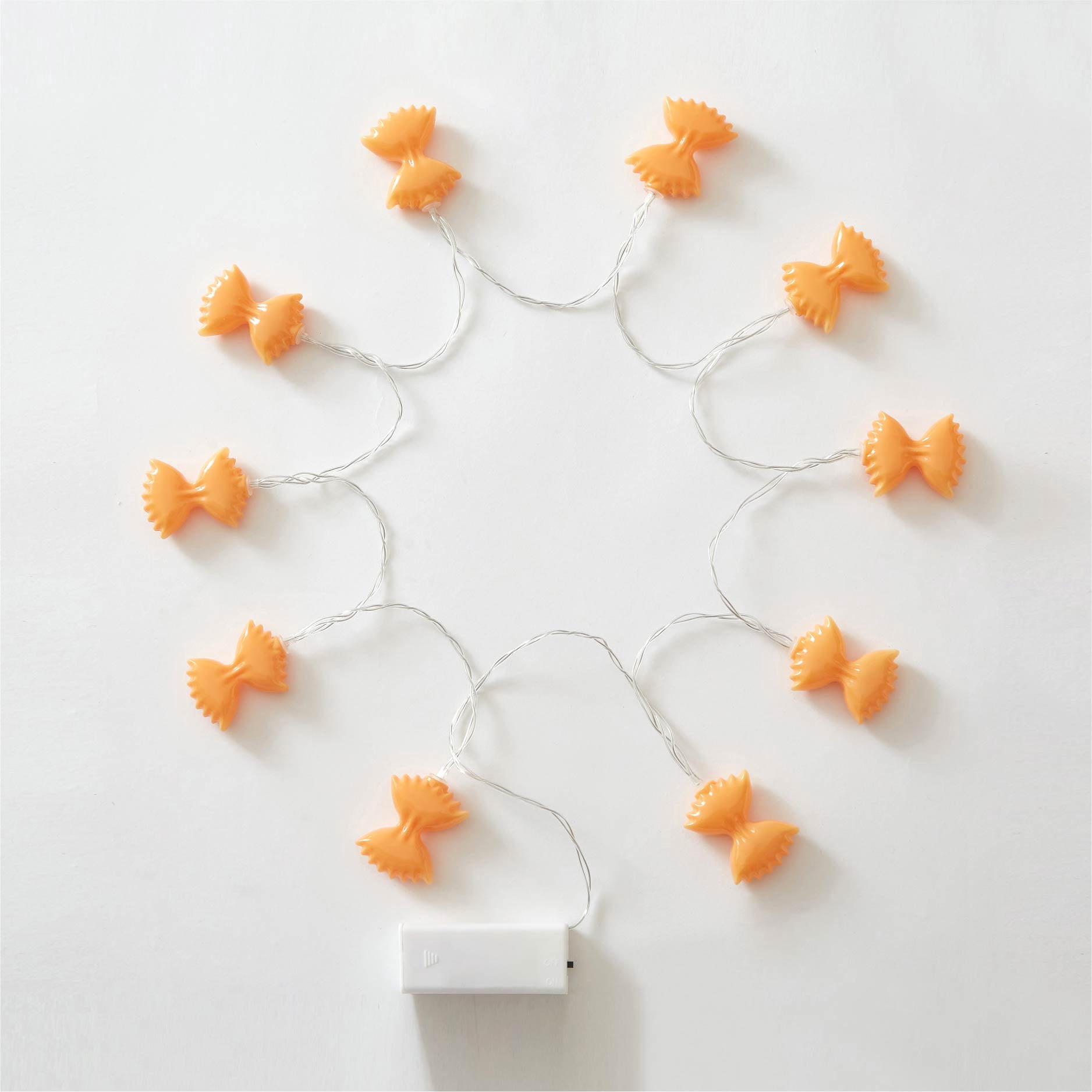 Urban Shop Indoor 5.5' Battery Operated Bowtie Figural LED String Lights
