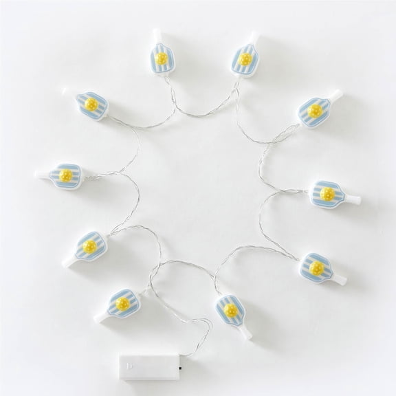 Urban Shop Indoor 5.5' Battery Operated Pickleball Figural LED String Lights