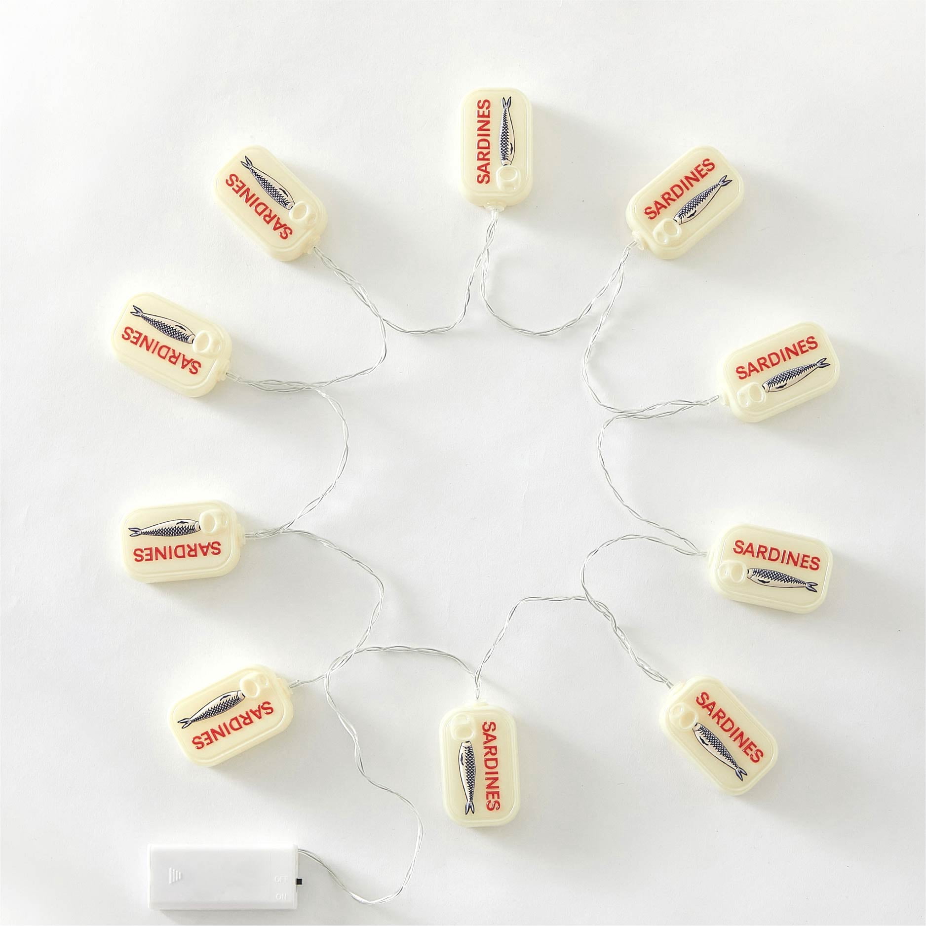 Urban Shop Indoor 5.5' Battery Operated Sardine Figural LED String