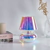 Urban Shop  Glass Mushroom Lamp, 10" H x 7.5" W, Plug in