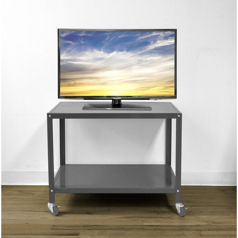 Rolling tv cart walmart top