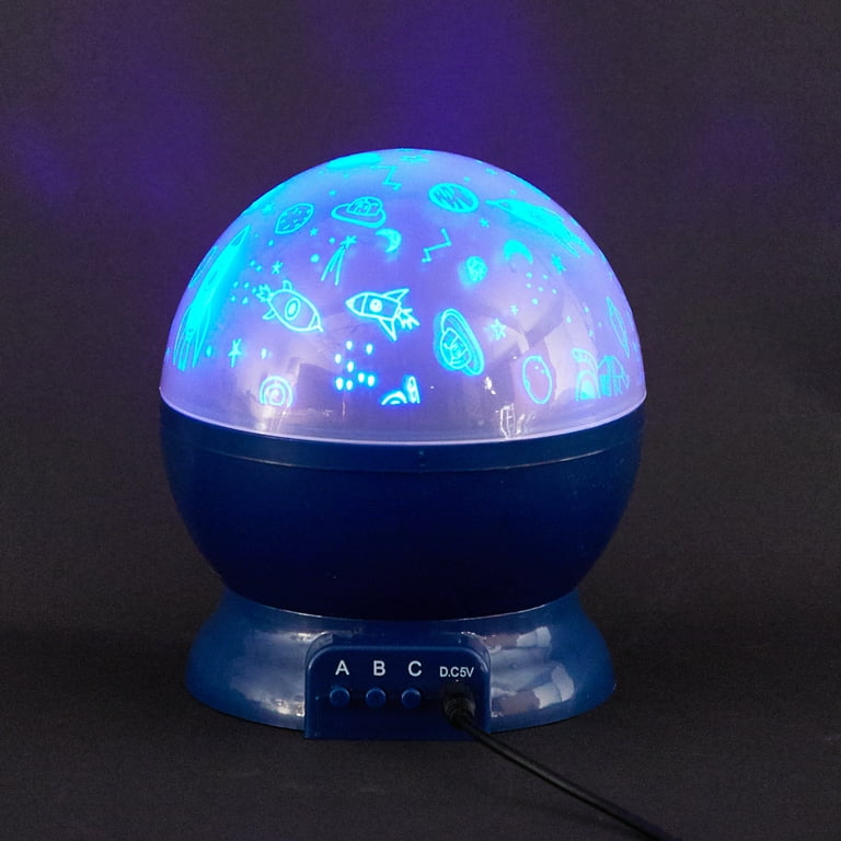 Rotating LED Projector Night Light - Space Rotating LED Projector Night Light - Space