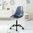 thumbnail image 1 of Urban Shop Navy Acrylic Rolling Office Chair, 1 of 7