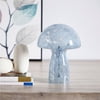 Urban Shop Novelty Glass Mushroom Lamp, 12" H, Plug-in