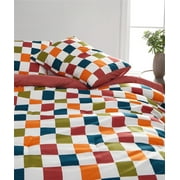 Urban Shop Ombre Checkerboard 3 Piece Comforter Full