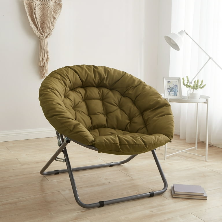 Urban Shop Polyester Folding Chair Multiple Colors