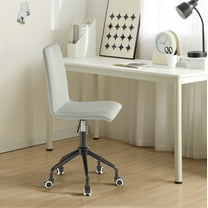 Urban Shop Rolling Linen Swivel Office Chair, Multiple Colors