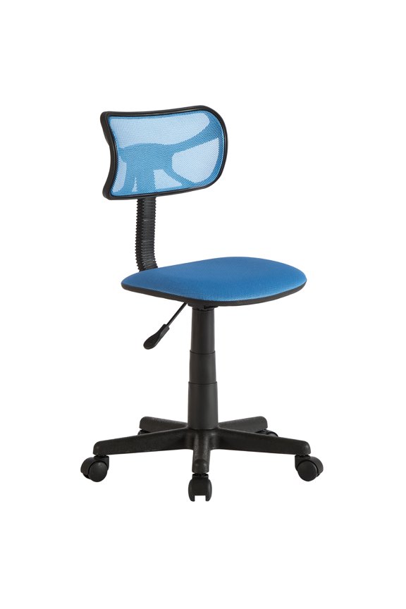 Swivel Mesh Desk Chair, Cyan