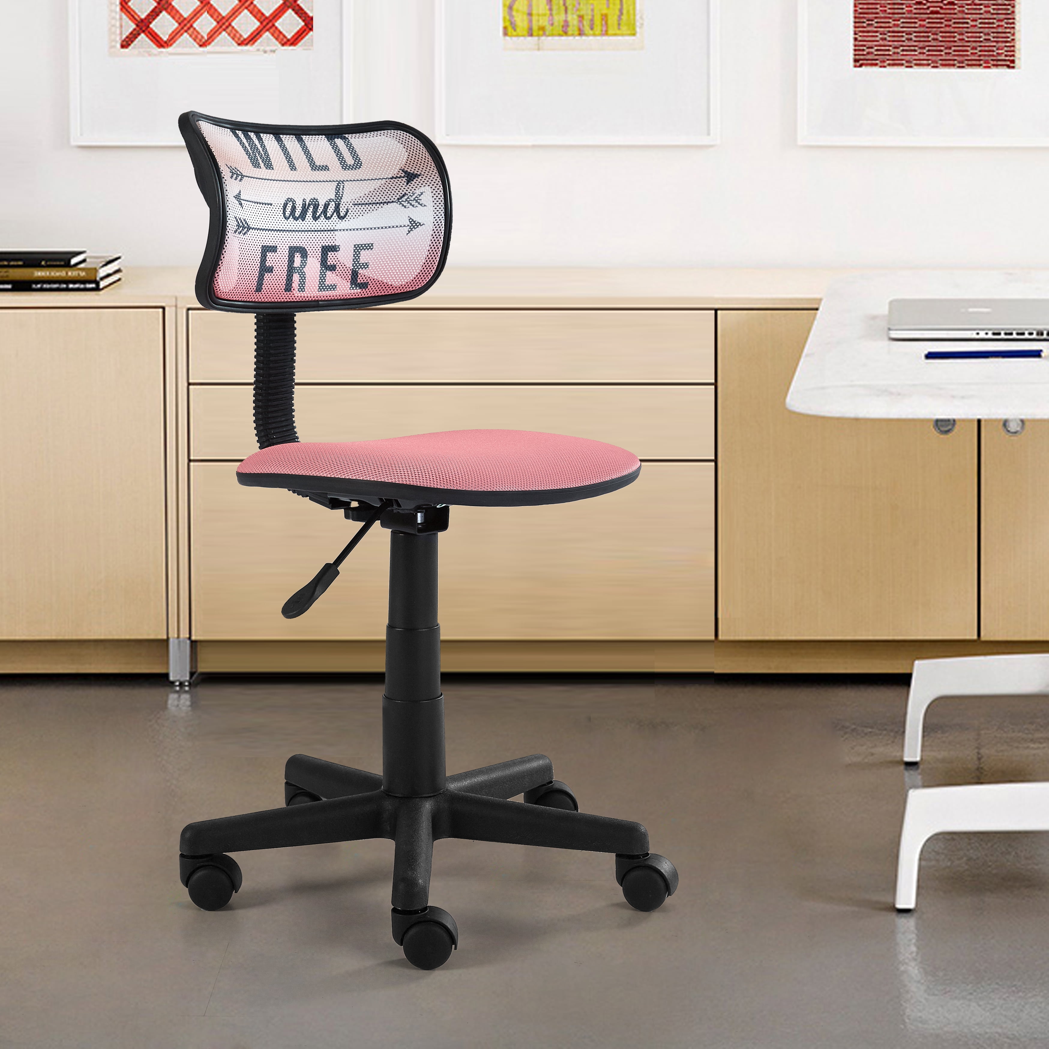 Urban Shop Task Chair with Adjustable Height Swivel 225 lb