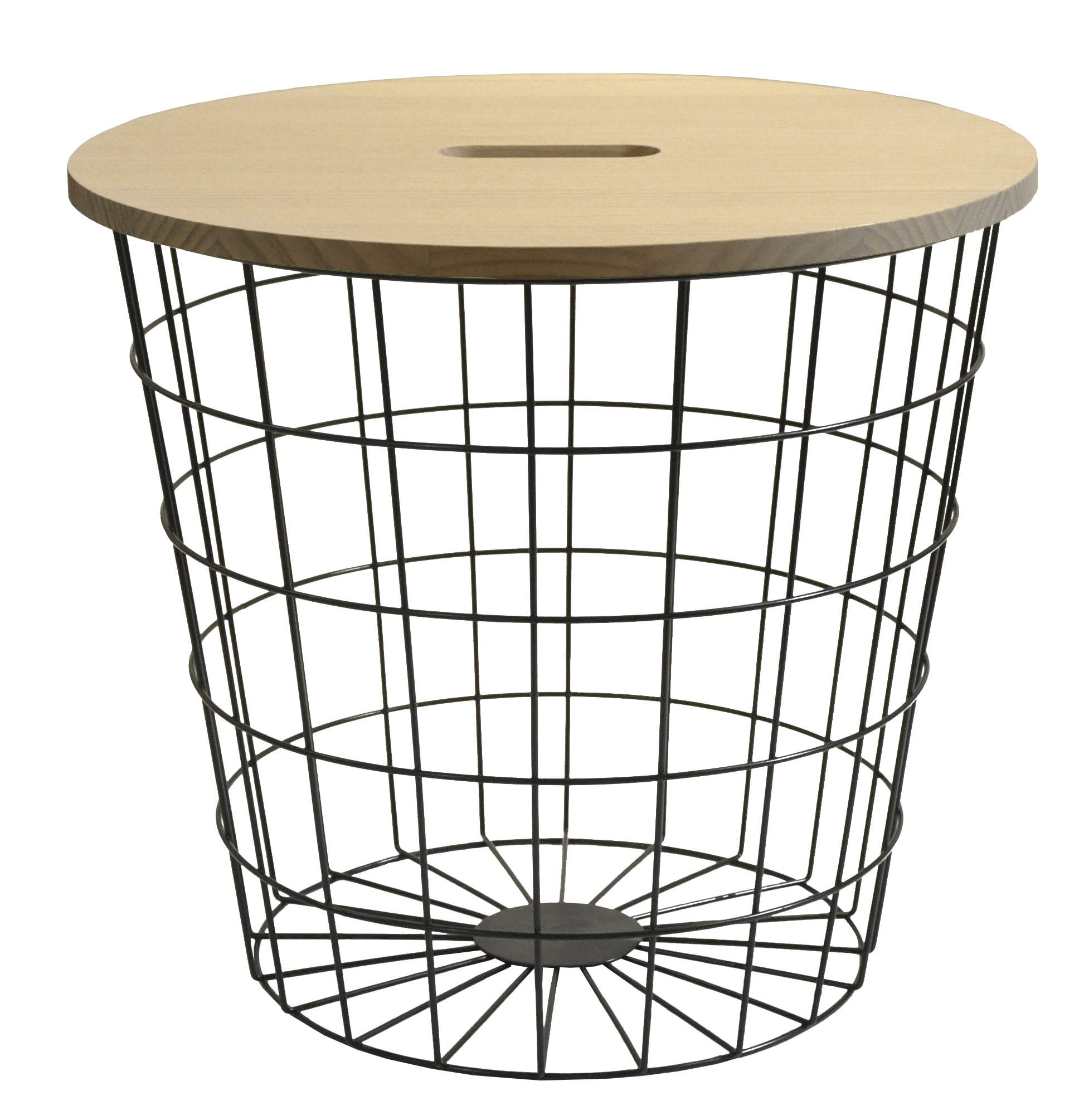 Wire storage table with removable lid deals