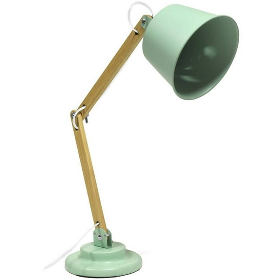 Urban Shop Wooden Arch Lamp, Green, Available in Multiple Colors