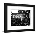 thumbnail image 1 of Urban Sign, Christopher Street and Stonewall Place, Greenwich Village District, Manhattan, New York, Scenic Framed Art Print Wall Art by Philippe Hugonnard Sold by Art.Com, 1 of 6