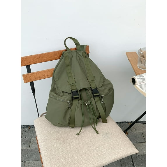 Urban Simplicity Women's Crossbody Bag, High-End Soft Texture, Drawstring Design
