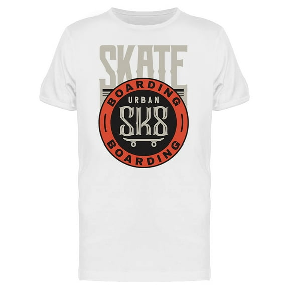 Urban Sk8 Boarding T-Shirt Men -Image by Shutterstock, Male Large