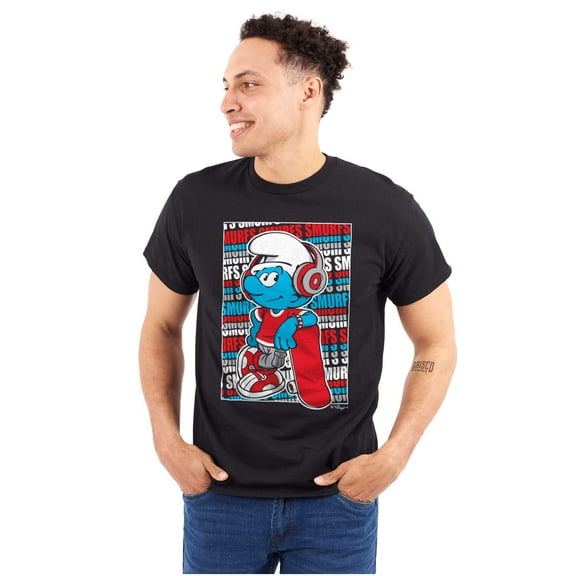 Urban Skateboard Streetwear Smurf Men's Graphic T Shirt Tees Brisco Brands S