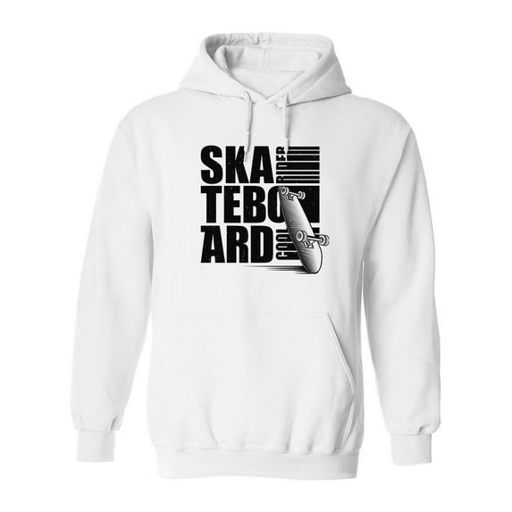 Urban Skateboarding. Hoodie Men -Image by Shutterstock, Male XX-Large