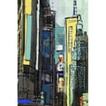 thumbnail image 1 of Urban Sketch Monday Painting Print on Wrapped Canvas, 1 of 1