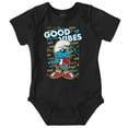 thumbnail image 1 of Urban Smurf Good Vibes Graffiti Drip Romper Boys or Girls Infant Baby Brisco Brands 18M, 1 of 6