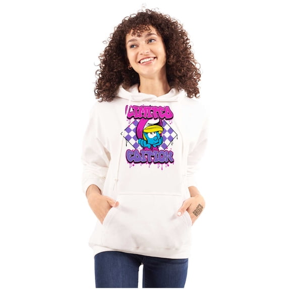 Urban Smurfette Limited Edition Hoodie Sweatshirt Women Brisco Brands S