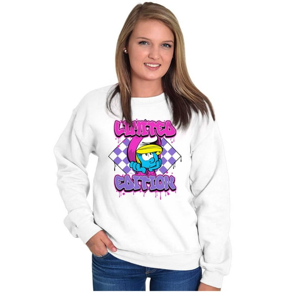 Urban Smurfette Limited Edition Women Crewneck Sweatshirt Brisco Brands X