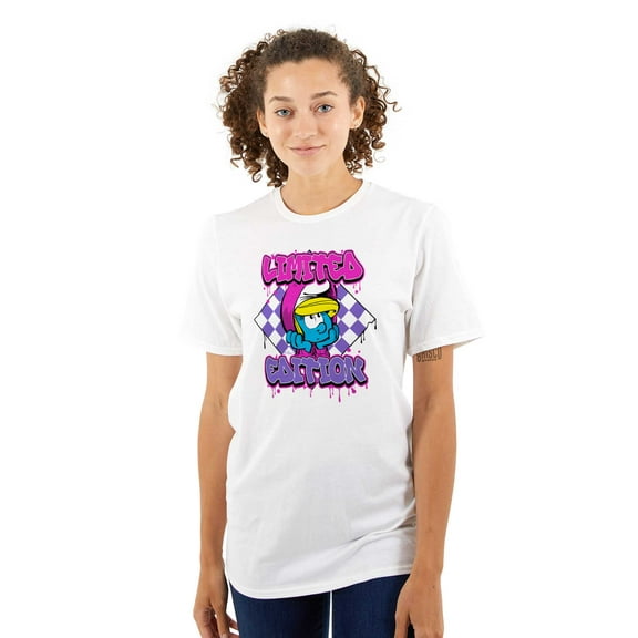 Urban Smurfette Limited Edition Women's Graphic T Shirt Tees Brisco Brands S