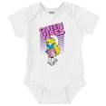 thumbnail image 1 of Urban Smurfette Queen Vibes Cartoon Bodysuit Jumper Girls Infant Baby Brisco Brands NB, 1 of 6