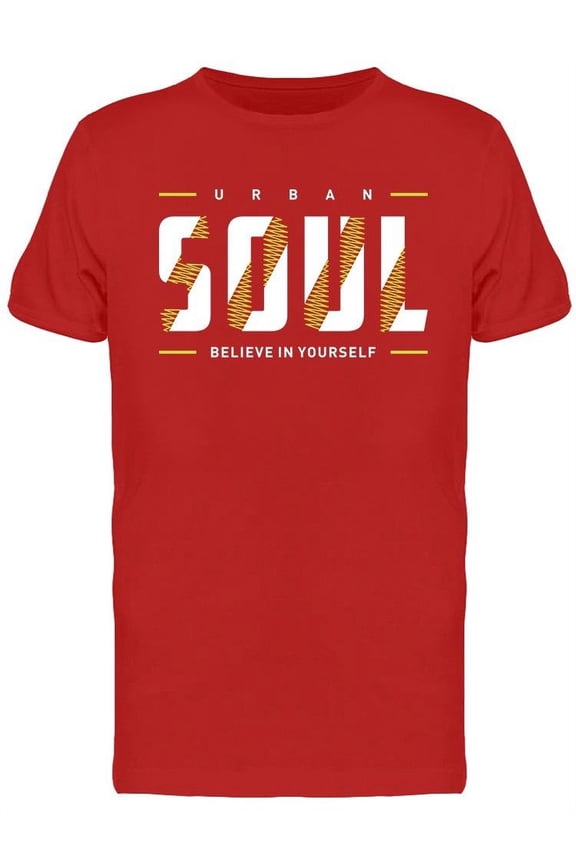 Urban Soul Design T-Shirt Men -Image by Shutterstock, Male Large