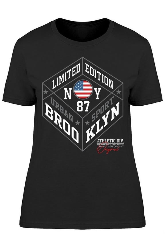 Urban Sport Brooklyn Design T-Shirt Women -Image by Shutterstock, Female x-Large