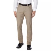 Urban Star Mens Stretch 5 Pocket Relaxed Straight Fit Pants, Tan 30 x 30