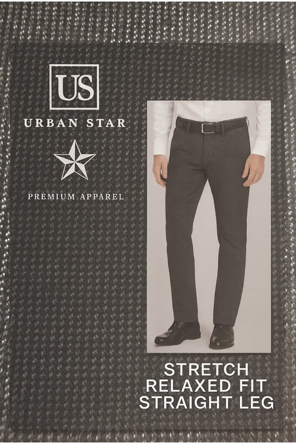 Premium Apparel Stretch Relaxed Fit Straight Leg Jeans 30x32