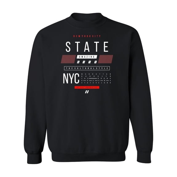 Urban State Nyc Sweatshirt Men -Image by Shutterstock, Male 4X-Large