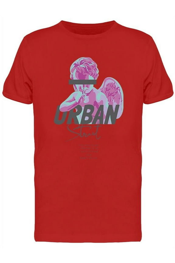 Urban Street Baby Angel T-Shirt Men -Image by Shutterstock, Male 3X-Large