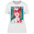 thumbnail image 1 of Urban Street Fashion Model T-Shirt Women -Image by Shutterstock, Female x-Large, 1 of 2