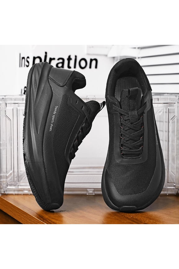 Urban Street Men's Athletic Shoes, Breathable mesh running footwear, anti-slip durable sole, soft comfy design for jogging, casual outfits and sports.