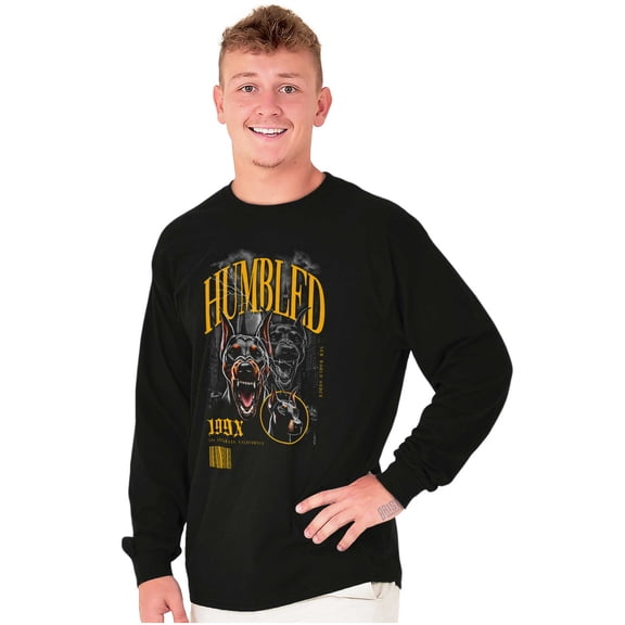 Urban Streetwear Humbled Cali LA Dogs Long Sleeve TShirt Men Women Brisco Brands X