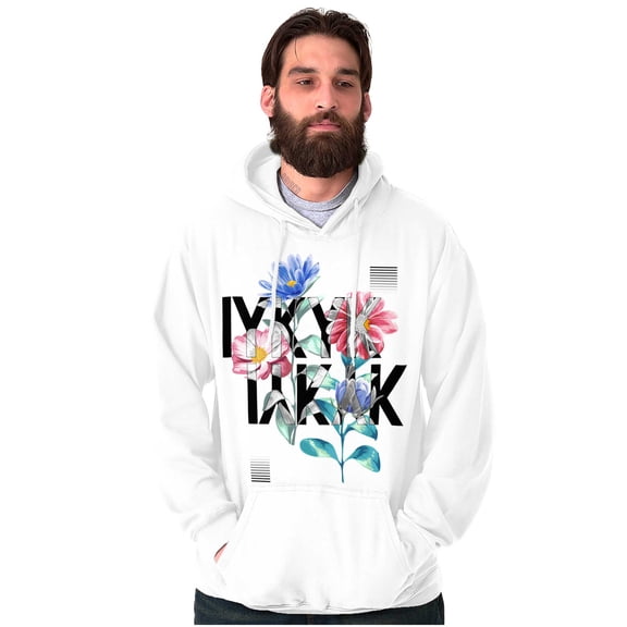 Urban Streetwear IYKYK Flowers Unisex Plus Fleece Graphic Hoodie Brisco Brands 3X