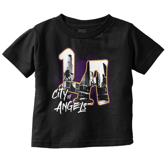 Urban Streetwear LA City of Angels Toddler Boy Girl T Shirt Infant Toddler Brisco Brands 6M