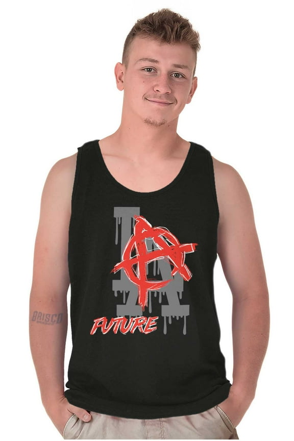 Urban Streetwear LA Future Paint Drip Tank Top T Shirts Men Women Brisco Brands X