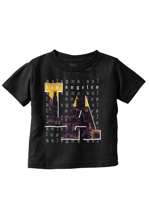 Urban Streetwear Los Angeles LA CA Toddler Boy Girl T Shirt Infant Toddler Brisco Brands 5T