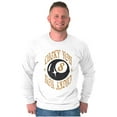 thumbnail image 1 of Urban Streetwear Lucky You 8 Ball Plus Size Long Sleeve Graphic Tee Shirt Brisco Brands 2X, 1 of 5